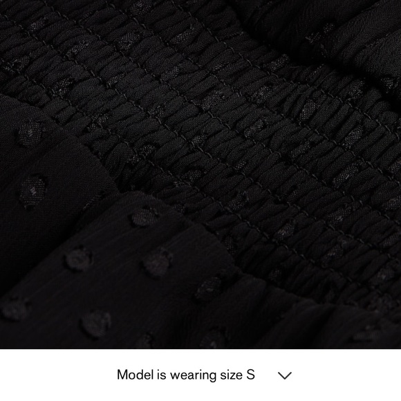 Black Sheer Sleeves Express mini dress - Picture 7 of 11